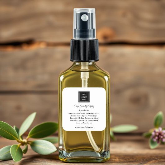 BLANCHE | Étiquettes de produits d'ingrédients de 