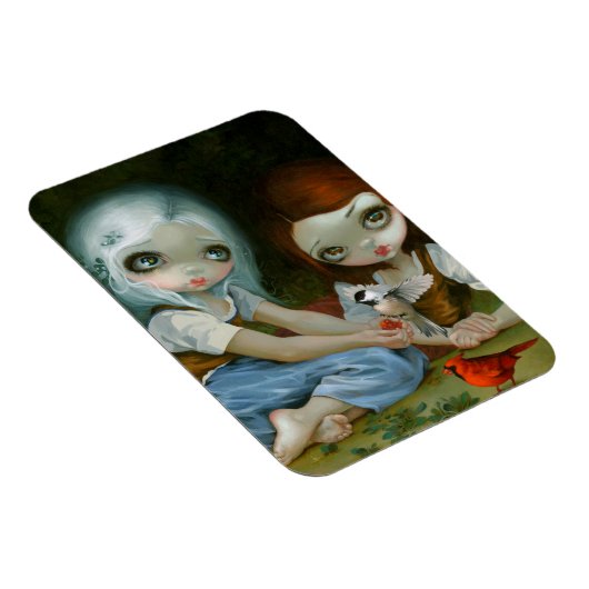 "Blanche neige et rouge Rose" Flex Magnet (Côté Droit)