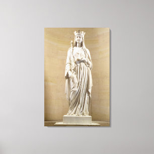 Blanche of Castilië (1188-1252) Koningin van Fran Canvas Afdruk