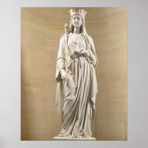 Blanche of Castilië (1188-1252) Koningin van Fran Poster