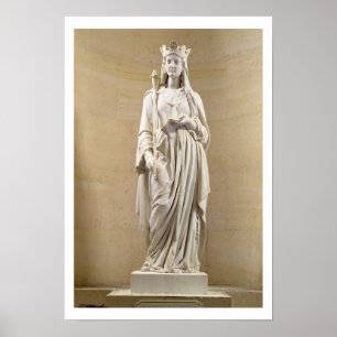 Blanche of Castilië (1188-1252) Koningin van Frank Poster