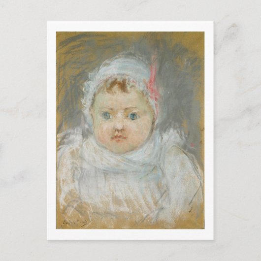 Blanche Pontillon als Baby, 1872 (pastel op papier Briefkaart (Voorkant)