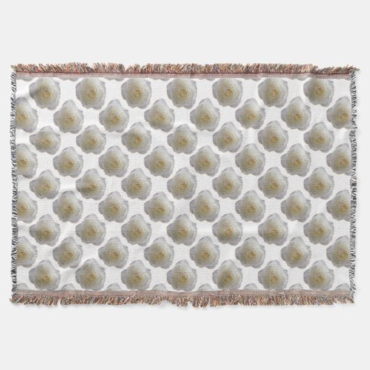 Blanche rose Fleur Rose blanche Lancer couvertures (Devant)