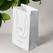 BLANCHE | Sac cadeau Mariage Chic Monogram