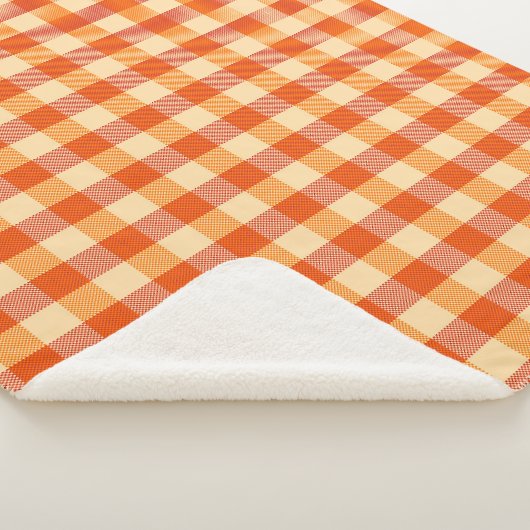 Blanche Sherpa Plaid Buffalo Orange (3/4)