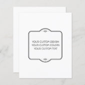 BLANCHER votre conception ici - feuille de papier (Devant / Derrière)