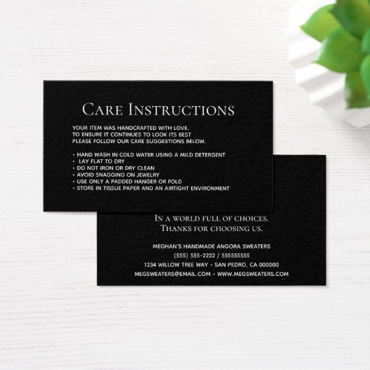 Blanchisserie moderne Information sur les soins de (Bureau)