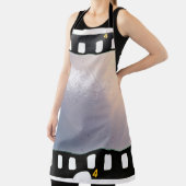 Blanco 35 mm lijst of strip op witte achtergrond schort (Insitu)