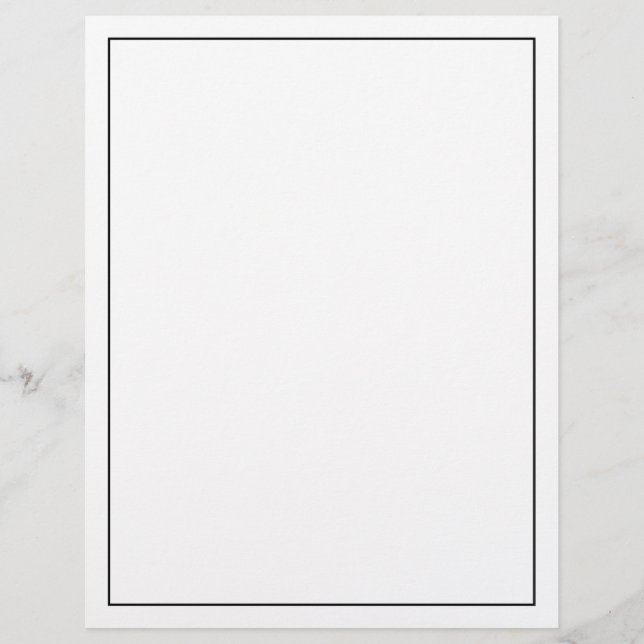 Blanco aangepaste kleur briefhoofd (Voorkant)