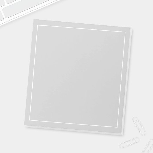 Blanco aangepaste kleur notitieblok