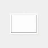 Blanco aangepaste kleur post-it® notes (Voorkant)