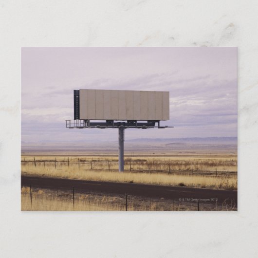 Blanco Billboard Briefkaart (Voorkant)