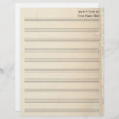 blanco blad 10 pagina's (Voorkant / Achterkant)