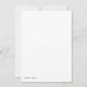 Blanco briefkaart -  - Giraffe (Achterkant)