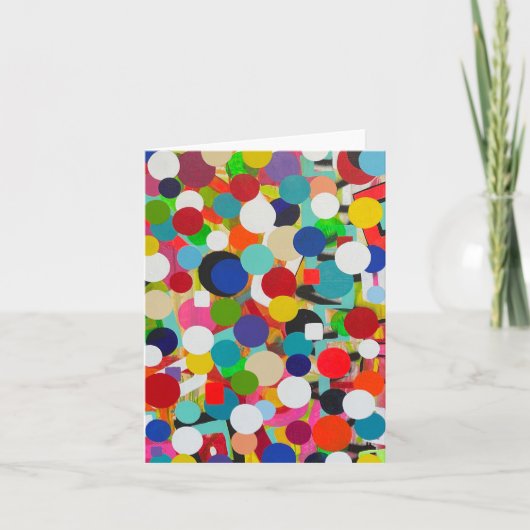 Blanco briefkaart omhoog en weg (Voorkant)