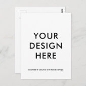 Blanco Briefkaart ontwerp (Voorkant / Achterkant)