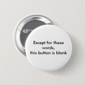 Blanco Button (Voorkant /achterkant)
