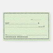 Blanco cheque afbreken post-it® notes (Voorkant)
