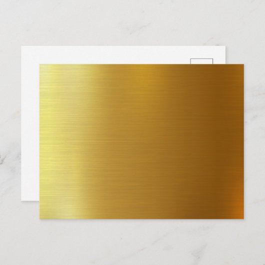 BLANCO CREËER JE EIGEN GOUDEN BRIEFKAART (Voorkant / Achterkant)