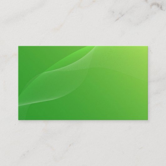 BLANCO CREËER JE EIGEN GROENE VISITEKAARTJE (Voorkant)