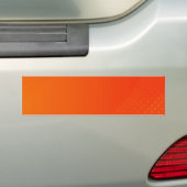 BLANCO CREËER JE EIGEN ORANJE BUMPERSTICKER (Op auto)