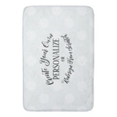 blanco - Creëer uw eigen Badmat (Voorkant Verticaal)