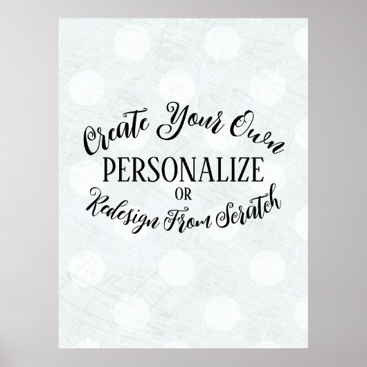  blanco - Creëer uw eigen Poster (Voorkant)