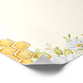 Blanco DIY Creëer maak je eigen Bumblebee Daisy Ar Poster (Hoek)