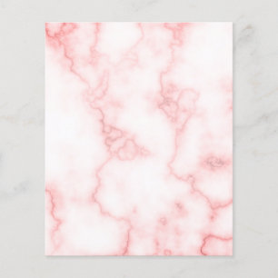 Blanco Elegant Faux Roze Marmer Flyer