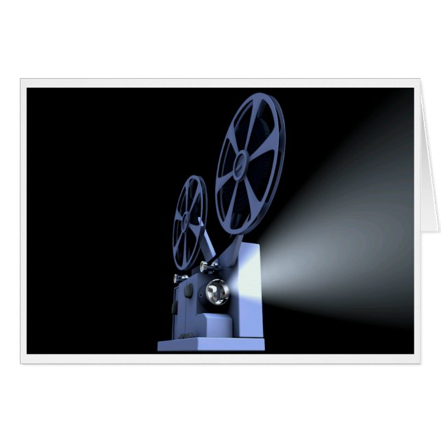 Blanco filmprojector (Voorkant Horizontaal)