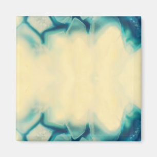 Blanco glamoureus Aqua Blue Crystal sparen de datu Magneet