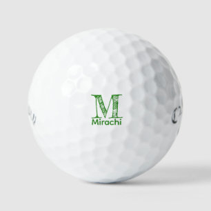 Blanco golfballen, gepersonaliseerd monogram golfballen