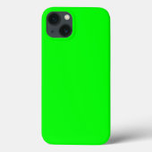 Blanco groene vaste kleur Case-Mate iPhone case (Achterkant)