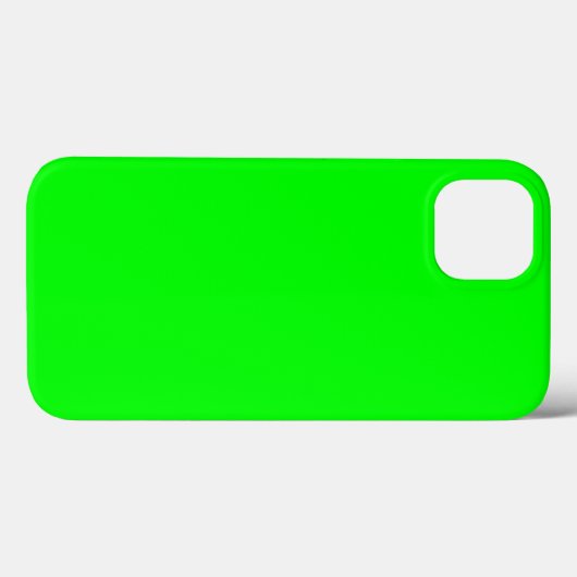 Blanco groene vaste kleur Case-Mate iPhone case (Achterkant (horizontaal))