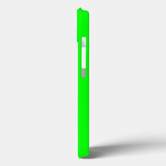 Blanco groene vaste kleur Case-Mate iPhone case (Achterkant / Links)