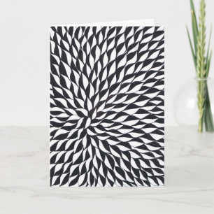 blanco groetekaart zwart-wit ontwerp kaart