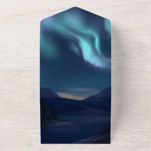 Blanco in één uitnodiging (Buitenkant)