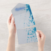 Blanco in één uitnodiging (Afscheurbaar)