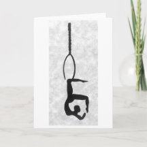 Blanco kaart: Artiest van Aerial Hoop