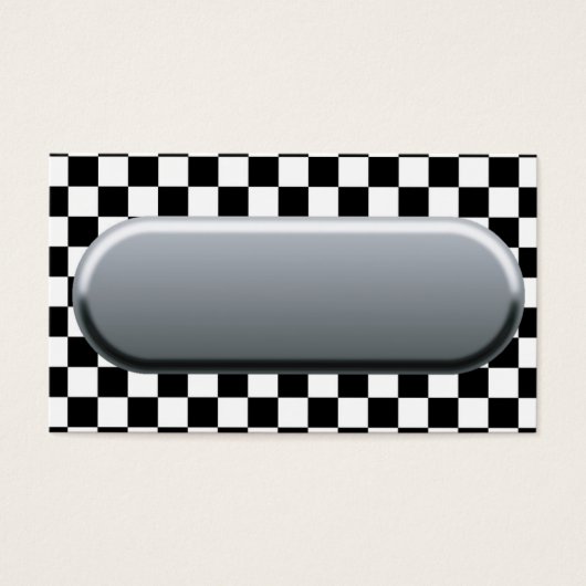 blanco Kaart met geruite vlag (Voorkant)