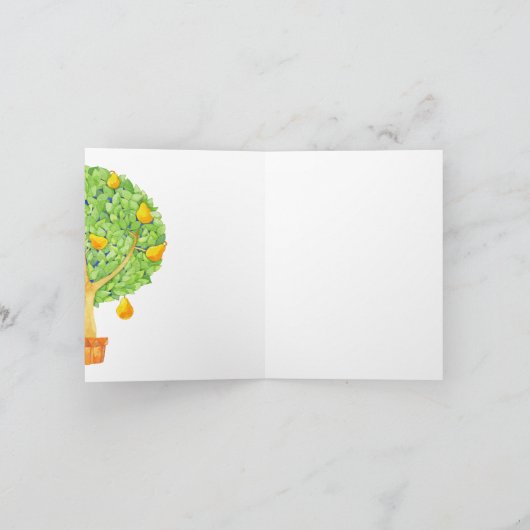 Blanco kaart met peulstructuur (Binnen)