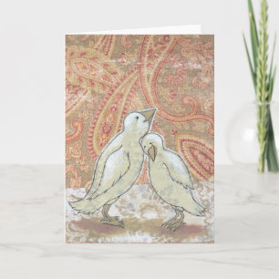 Blanco kaart perfect koppel verloving trouwkunst