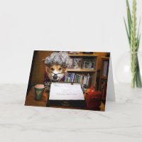Blanco kaart van secretaris Corgi