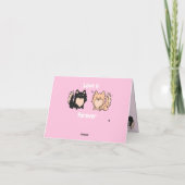 Blanco kaart voor Verloving van toppen (Achterkant)