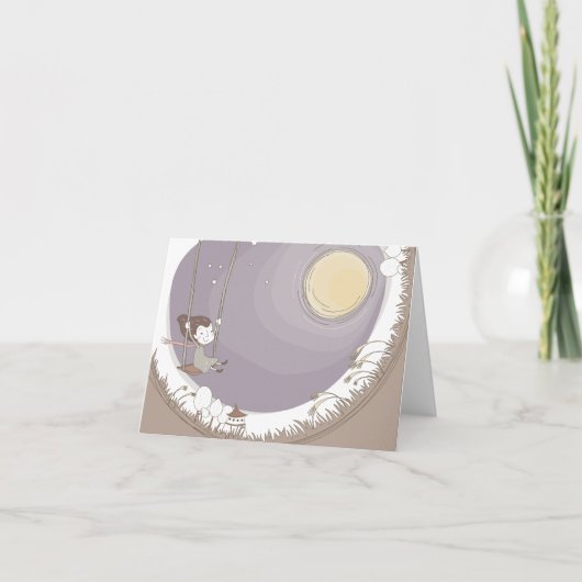 Blanco Kaart voor wegzwemmen (Voorkant)