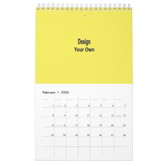 blanco kalender (Feb 2026)