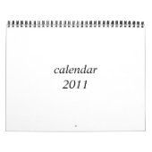 Blanco kalender 2011 (Hoes)