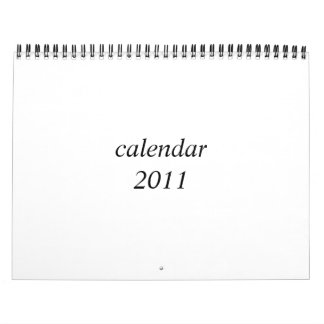 Blanco kalender 2011