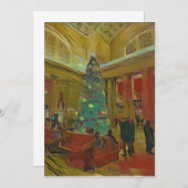 Blanco kerstboomkaart kaart (Voorkant / Achterkant)