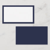 Blanco kleurenbruiloft advieskaart (Voorkant / Achterkant)